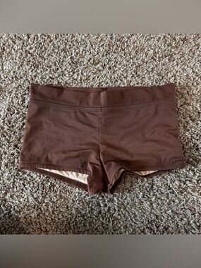 Y2K Brown Swim Shorts